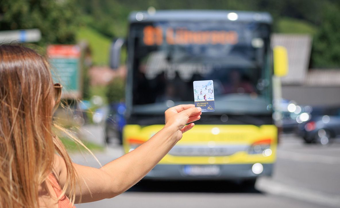 Arrival and Public Transport on Site (free with the Guest Card)